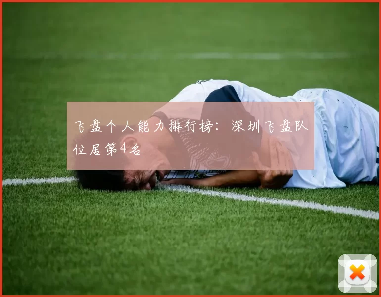 飞盘个人能力排行榜：深圳飞盘队位居第4名