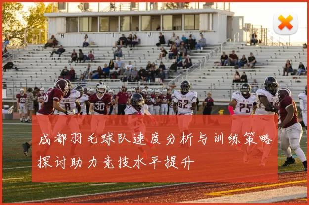 成都羽毛球队速度分析与训练策略探讨助力竞技水平提升